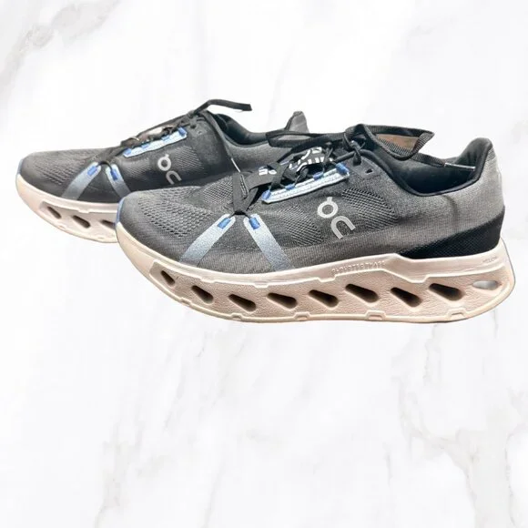 On Cloud Eclipse Men's Black Frost Running Sneaker, Size 11.5
